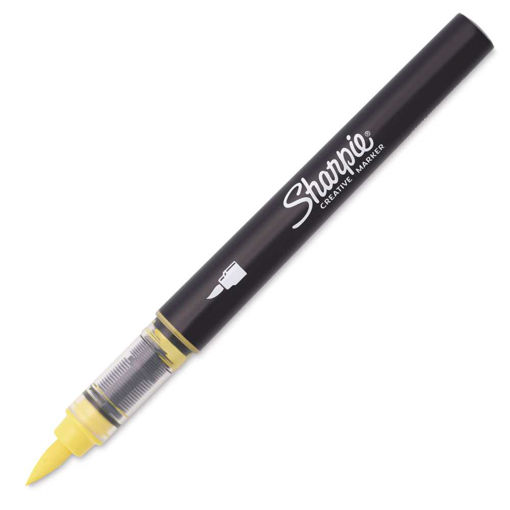 Picture of SHARPIE CREATIVE PERMANENT BRUSH MARKER YELLOW